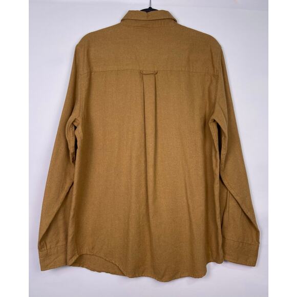 Caterpillar Brown Button Up Long Sleeve Utility Work Shirt Size Large - Picture 4 of 8